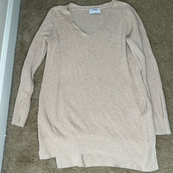 Old Navy Tunic Tan Sweater for Women Size Small - Picture 1 of 8